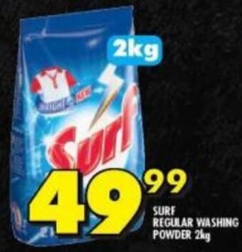 Shoprite SURF REGULAR WASHING POWDER 2kg offer