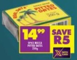 Shoprite Spice Mecca Pitted Dates offer