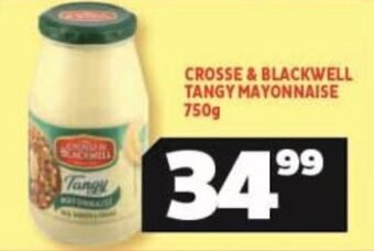 Usave CROSSE & BLACKWELL TANGY MAYONNAISE 750g offer