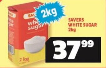 Usave SAVERS WHITE SUGAR 2kg offer
