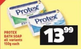 Usave PROTEX BATH SOAP all variants 150g each offer