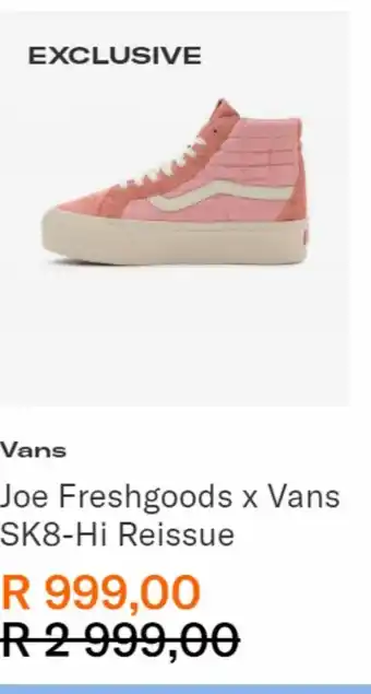 Joe freshgoods x vans sk8 -hi reissue