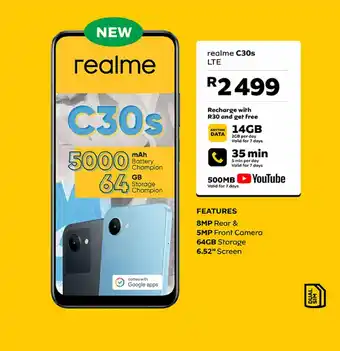 Realme c30s lte