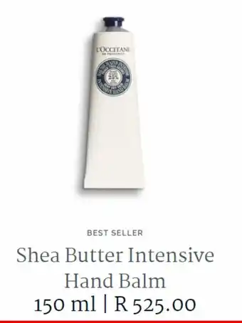 Shea butter intensive hand balm 150ml