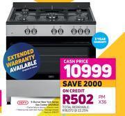 Game Defy 5 burner new york series gas cooker dgs902 offer