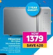 Game Hisense 26l silver microwave oven h26moms5h offer