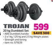 Game Trojan 20kg dumbbell set offer