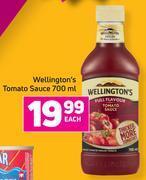 Game Wellington's tomato sauce-700ml each offer