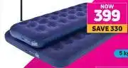 Game Camp master single and double airbed combo offer