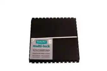 Leroy Merlin Pvc tile multi-lock multi-floor black l50cm x w50cm (1m2/pack) offer