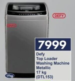 President Hyper Defy Top Loader Washing Machine Metallic 17 kg (DTL153) offer