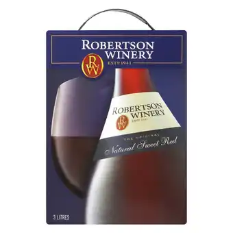 Pick n Pay Liquor Robertson natural sweet red 3l offer
