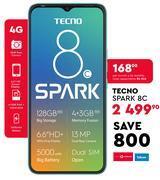 Edgars Tecno spark 8c smartphone offer