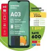 Samsung galaxy a03 smartphone