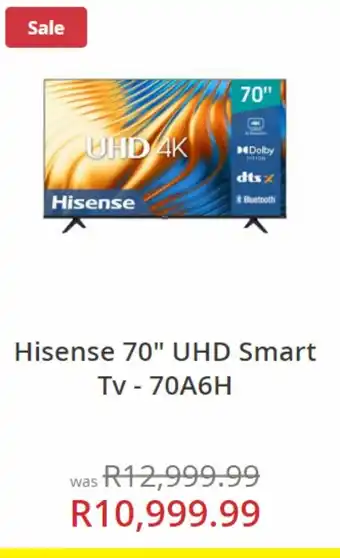 Hirsch's Smart tv hisense 70'' offer