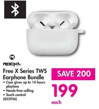 Rock Free X Series TWS Earphone Bundle