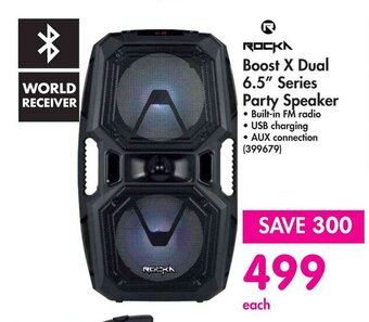 Makro Rock Boost X Dual 6.5" Series Party Speaker offer