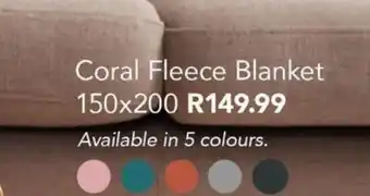 Sheet Street Coral fleece blanket 150x200 offer