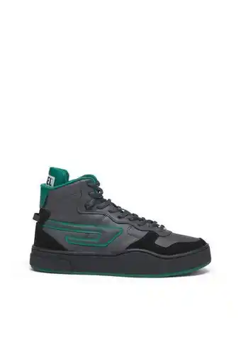 Diesel High-top sneakers in leather and suede offer