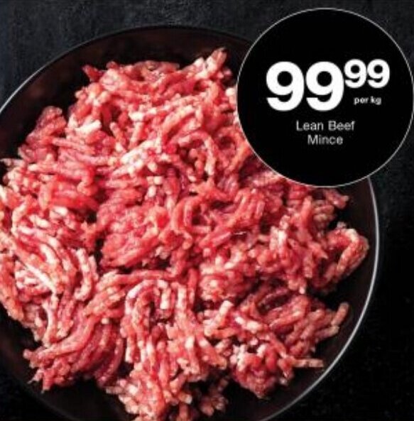 Lean Beef Mince offer at Checkers