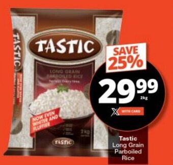 Checkers Tastic Long Grain Parboiled Rice offer