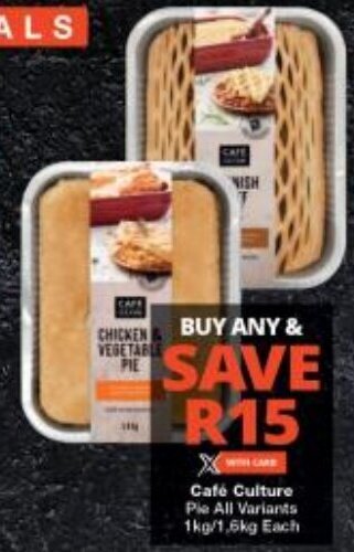 Checkers Café Culture Ple All Variants 1kg/1,6kg Each offer