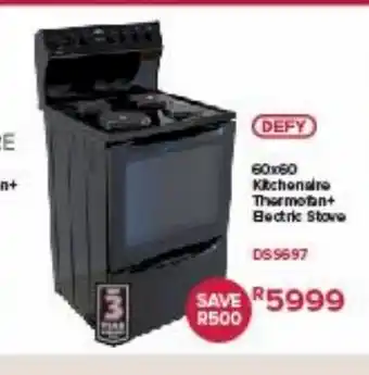 60x60 electric stove