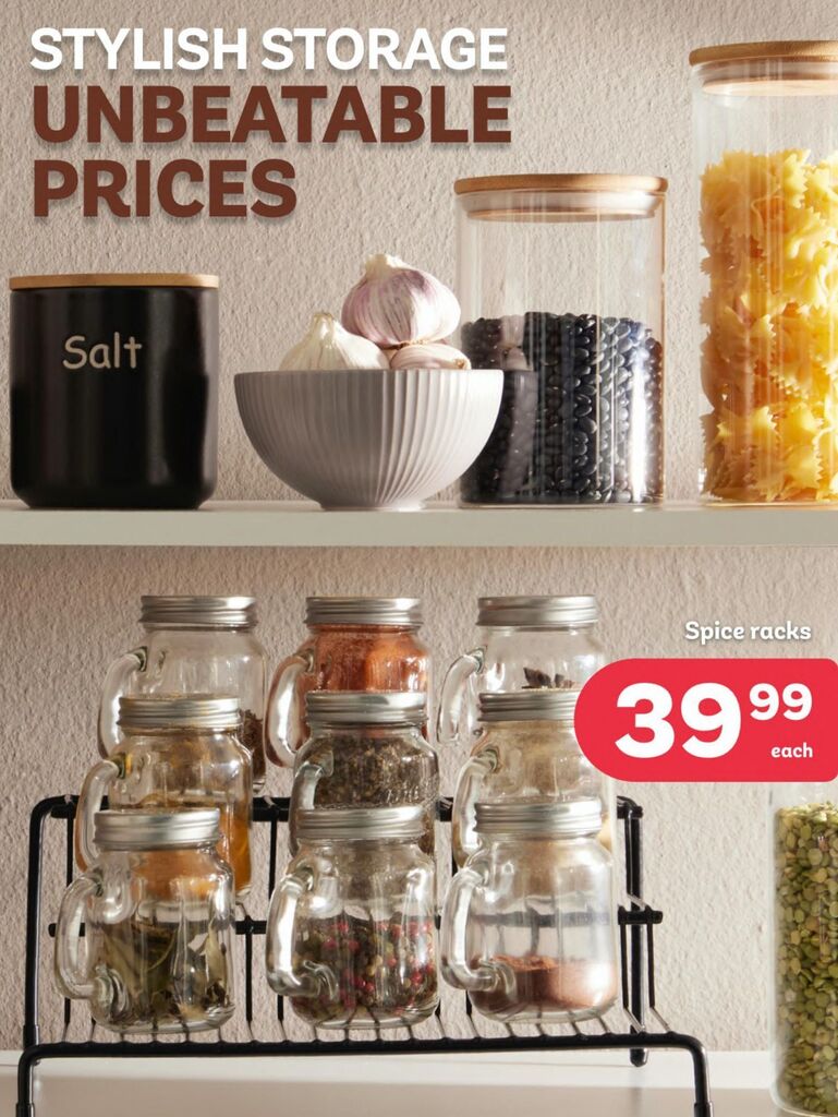 Spice racks offer at PEP