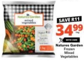 Checkers Natures Garden Frozen Mixed Vegetables offer