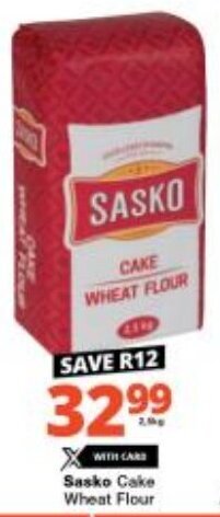 Checkers Sasko Cake Wheat Flour offer