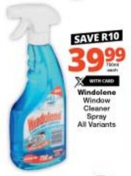 Checkers Windolene Window Cleaner Spray All Variants offer