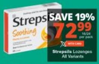 Checkers Strepsils Lozenges All Variants offer