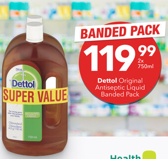 Checkers Dettol Original Antiseptic Liquid Banded Pack offer