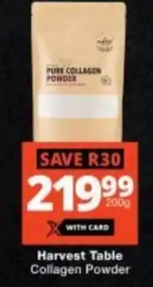 Checkers Harvest Table Collagen Powder offer