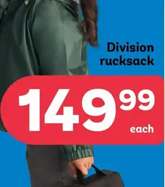 Division rucksack
