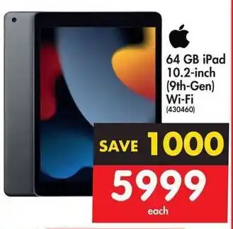 Makro 64 GB iPad 10.2-inch (9th-Gen) Wi-Fi (430460) offer
