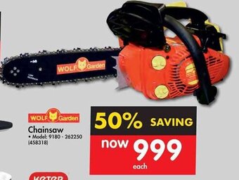 WOLF Garden Chainsaw