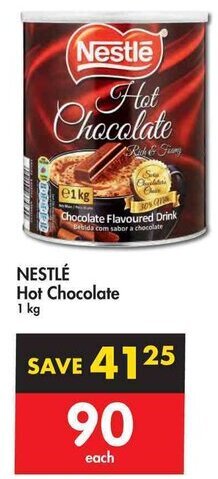 Makro NESTLÉ Hot Chocolate 1 kg offer
