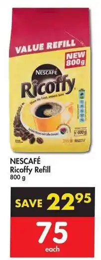 Makro NESCAFÉ Ricoffy Refill 800g offer