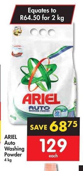 Makro ARIEL AUTO WASHING POWDER 4 kg offer