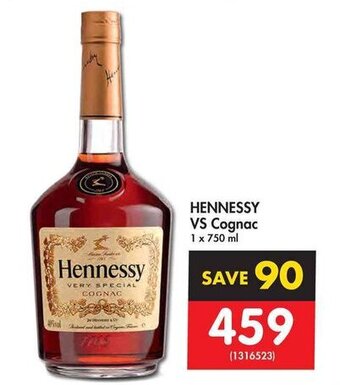 Makro Hennessy VS Cognac 1x750ml offer