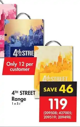 Makro 4TH STREET Range 1x5L offer