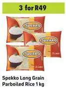 Game Spekko long grain parboiled rice-for 3 x 1kg offer