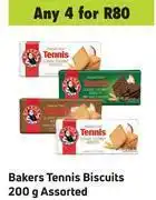 Game Bakers tennis biscuits assorted-for any 4 x 200g offer