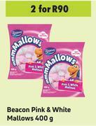 Game Beacon pink & white mallows-for 2 x 400g offer