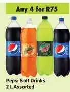 Game Pepsi soft drinks assorted-for any 4 x 2l offer
