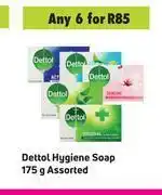 Game Dettol hygiene soap assorted-for any 6 x 175g offer