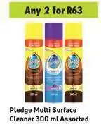 Game Pledge multi surface cleaner assorted-for any 2 x 300ml offer