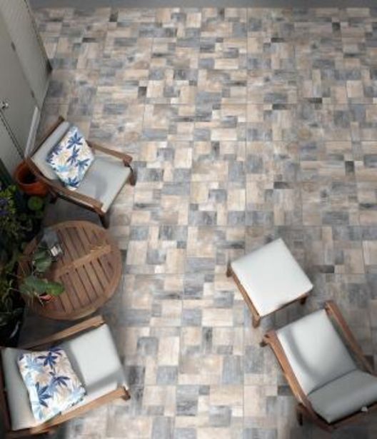Floor tile mwamba natural smoke mix l49.2cm x w49.2 (1.7m2/box) offer