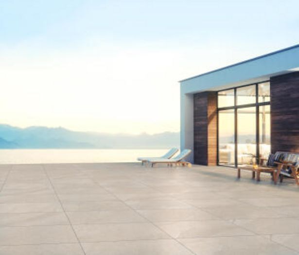 Floor tile porcelain lakestone beige sr eco l90cm x w45cm (2.025m2/box